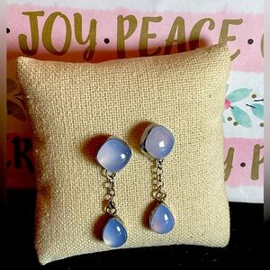 Sterling Silver Moonstone Earrings